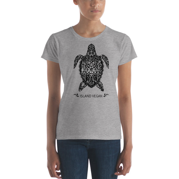 Women's short sleeve Island turtle t-shirt